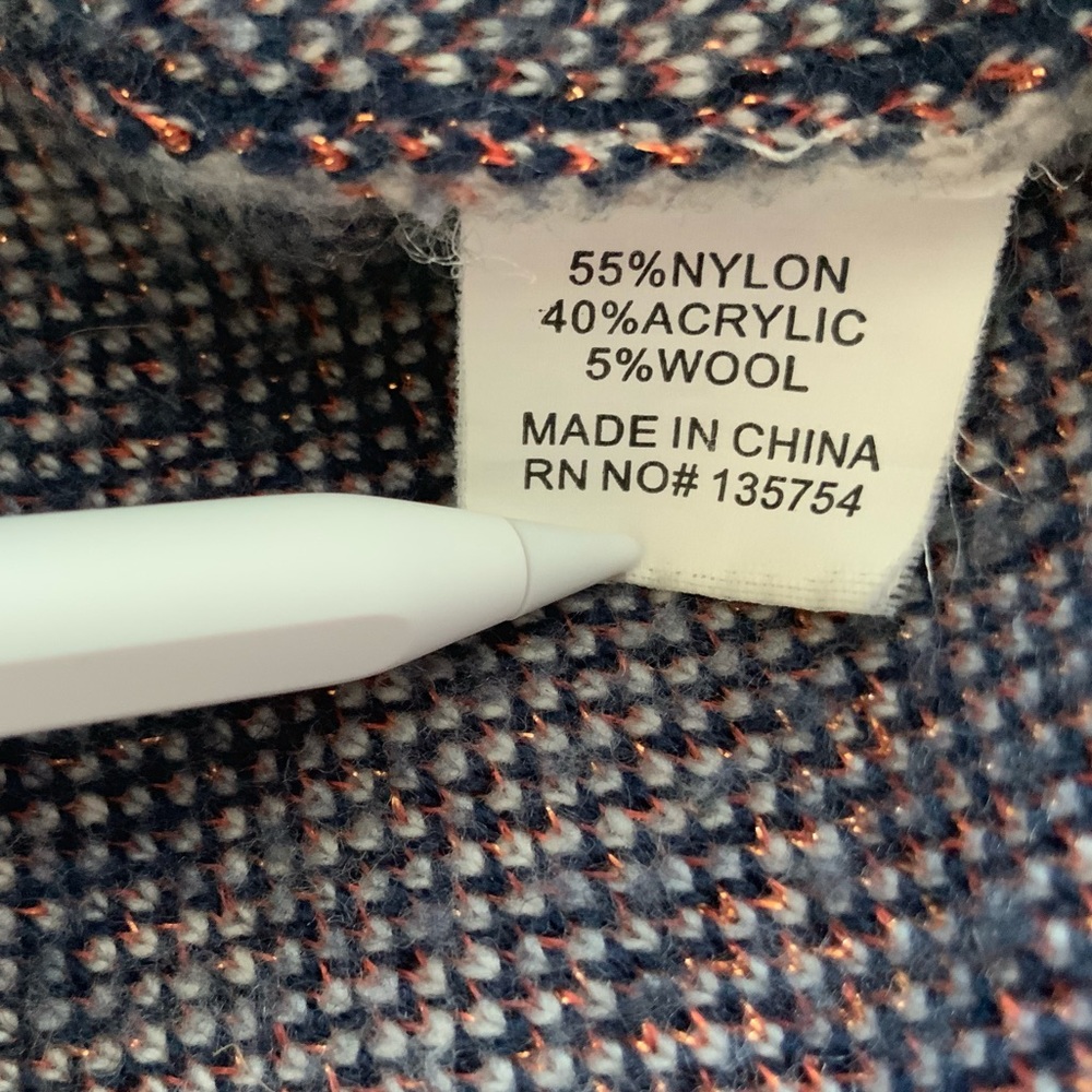 Young Threads NYC Wool And Metallic Sweater - Picture 7 of 8